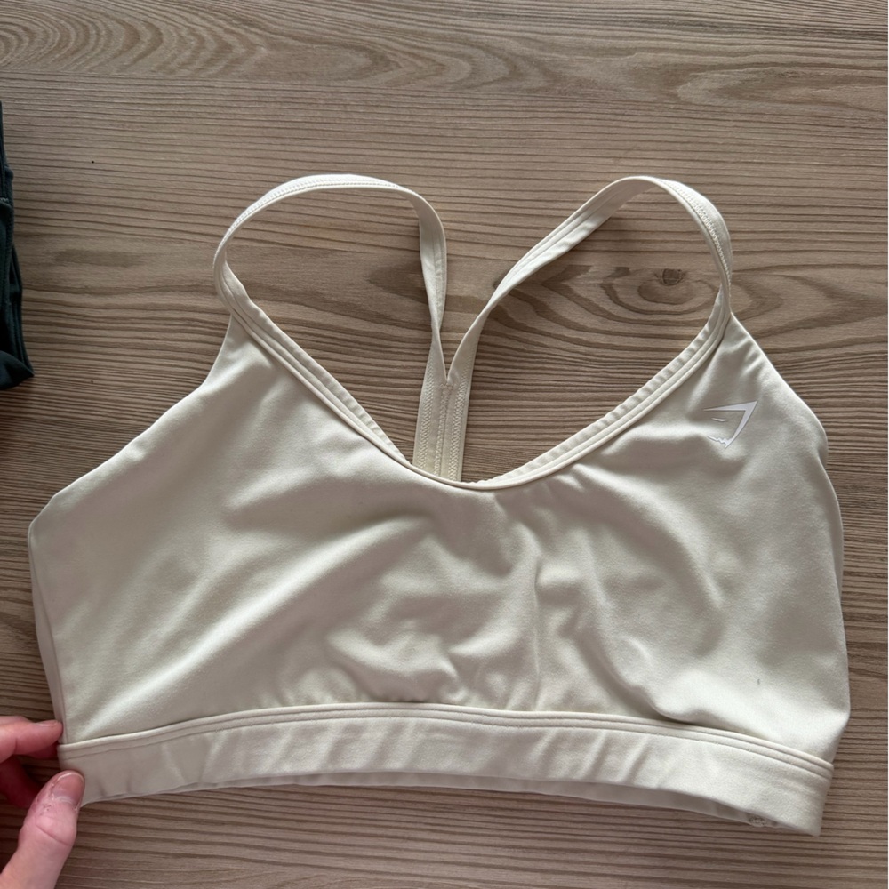 Gymshark yellow sports bra